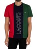 Lacoste Graphic T-Shirt - Red/Navy/Green