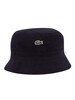 Lacoste Logo Bucket Hat - Blue Marine