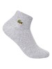 Lacoste Sport 3 Pack Short Socks - White/Light Grey/Navy