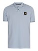 Lyle & Scott Relaxed Fit Tipped Polo Shirt - Opal Blue