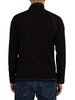 Regatta Montes Lightweight Half Zip Mini Stripe Sweatshirt - Black