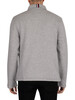 Tommy Hilfiger Icon Chest Mock Neck Sweatshirt - Light Grey Heather