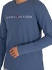 Tommy Hilfiger Lounge Brand Longsleeved T-Shirt - Iron Blue