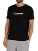 Tommy Hilfiger Lounge Graphic T-Shirt - Black