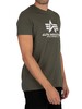 Alpha Industries Basic Graphic T-Shirt - Dark Olive