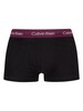 Calvin Klein 3 Pack Low Rise Trunks - Grape Glimmer/Pale orchid/Purple