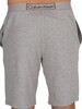 Calvin Klein Square Logo Pyjama Shorts - Grey Heather