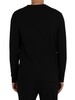 Calvin Klein Intense Power Lounge Graphic Sweatshirt - Black/Citrina