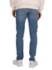 Dr. Denim Clark Slim Tapered Ripped Jeans - Creek Mid Blue Ripped