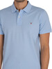 GANT Original Pique Rugger Polo Shirt - Capri Blue