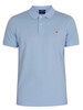 GANT Original Pique Rugger Polo Shirt - Capri Blue