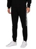 Lacoste Side Branding Tapered Joggers - Black