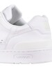 Lacoste T-Clip 0722 1 SMA Leather Trainers - White/White