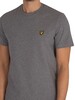 Lyle & Scott Organic Cotton Plain T-Shirt - Mid Grey Marl