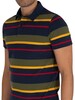 Superdry Academy Polo Shirt - Navy Stripe