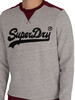 Superdry Vintage College Sweatshirt - Athletic Grey Marl