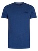 Superdry Vintage Logo Embroidered T-Shirt - Bright Blue Marl