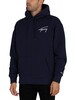 Tommy Jeans Signature Pullover Hoodie - Twilight Navy