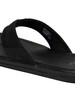 UGG Seaside Leather Flip Flops - Black