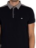 Weekend Offender Costa Check Polo Shirt - Navy