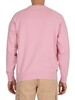 Weekend Offender Penitentiary Graphic Sweatshirt - Rose Pink
