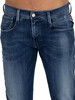 Replay Hyperflex White Shades Slim Jeans - Dark Blue