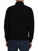 Superdry Vintage Logo Embroidered Henley Sweatshirt - Black