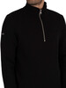Superdry Vintage Logo Embroidered Henley Sweatshirt - Black