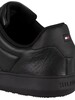 Tommy Hilfiger Essential Leather Cupsole Trainers - Triple Black