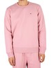 Tommy Jeans Regular Fleece Sweatshirt - Broadway Pink