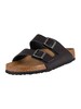 Birkenstock Arizona BS Leather Sandals - Vintage Wood Black