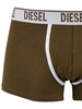 Diesel 2 Pack Damien Trunks - Green/Red