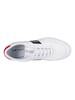Lacoste Court-Master 0121 1 CMA Leather Trainers - White/Navy/Red