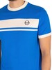 Sergio Tacchini Master T-Shirt - Palace Blue/Gardenia