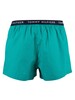 Tommy Hilfiger 3 Organic Cotton Woven Boxers - Desert Sky/Maui Green/Pale Pink