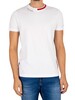 Tommy Hilfiger Jacquard Collar T-Shirt - White