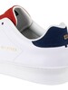 Tommy Hilfiger Retro Court Cupsole Leather Trainers - White