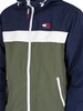 Tommy Jeans Chicago Colourblock Lightweight Jacket - Avalon Green