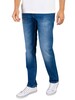 Tommy Jeans Ryan Regular Straight Jeans - Wilson Mid Blue