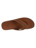 UGG Seaside Leather Flip Flops - Luggage