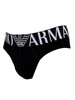 Emporio Armani Stretch Cotton Briefs - Black