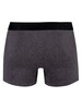 Superdry 3 Pack Multi Boxers - Black/Charcoal/Grey