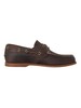 Timberland Cedar Bay Leather Boat Shoes - Dark Brown