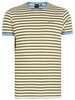 Barbour Quay Stripe T-Shirt - Burnt Olive