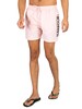 Barbour International Large Logo Swim Shorts - Pink Cinder