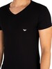 Emporio Armani 2 Pack Lounge V-Neck T-Shirt - Black/Grey