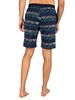 Emporio Armani Brand Pyjama Shorts - Marine
