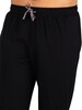 Emporio Armani Chest Logo Zip Through Pyjama Set - Black