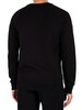 Emporio Armani Lounge Chest Badge Sweatshirt - Black
