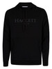 Hackett London Graphic Pullover Hoodie - Black